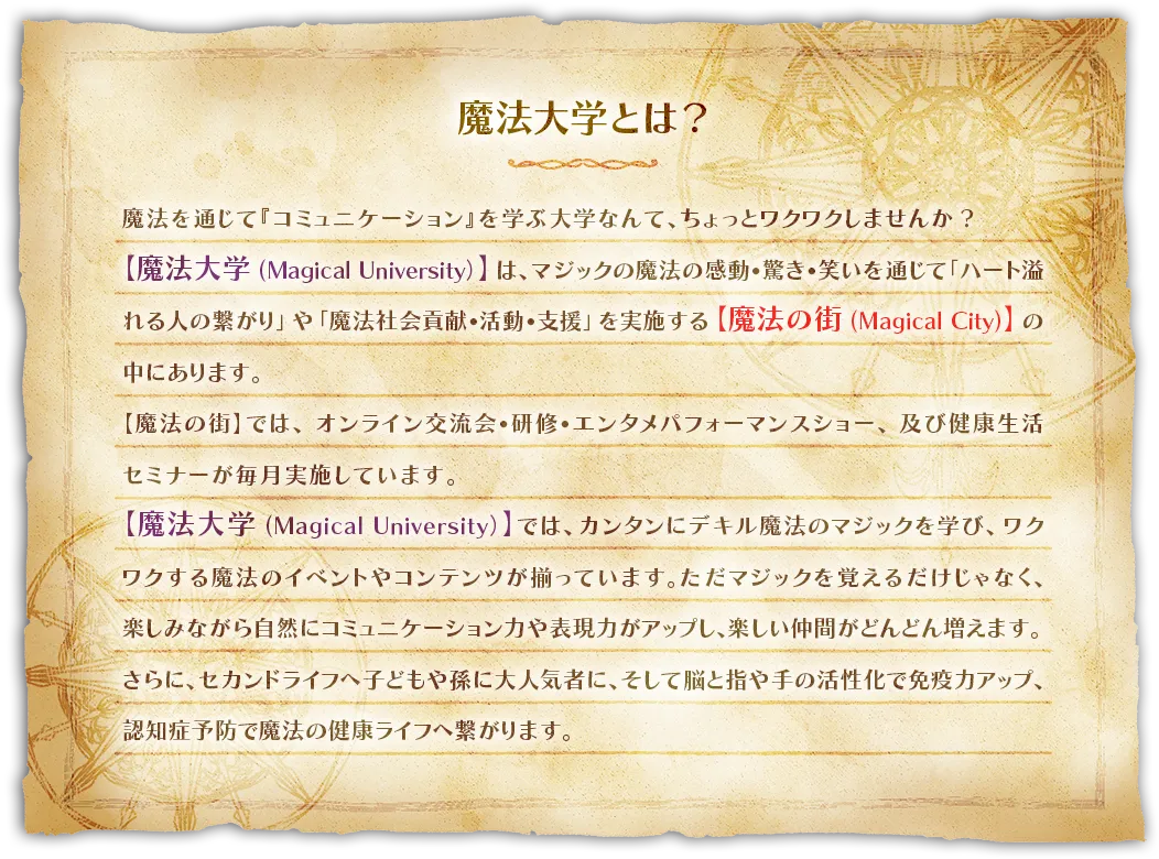魔法大学とは？